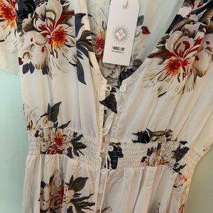 Ankle length flower dress